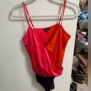 Orange and Pink bodysuit